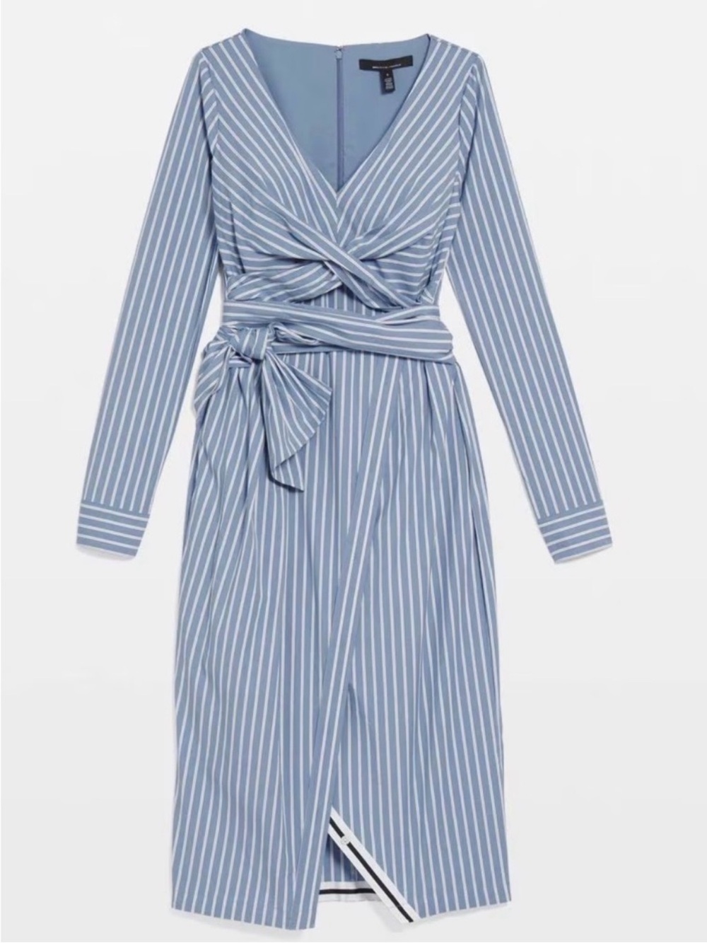 White House Black Market Women’s Asymmetrical Shirt Dress - Picture 5 of 8
